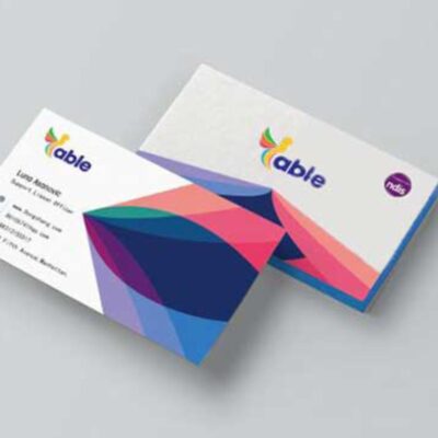 Business card design service